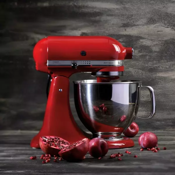 Imagen miniatura de BATIDORA KITCHENAID ARTISAN 5KSM150PSEER EMPIRE RED 4.8L