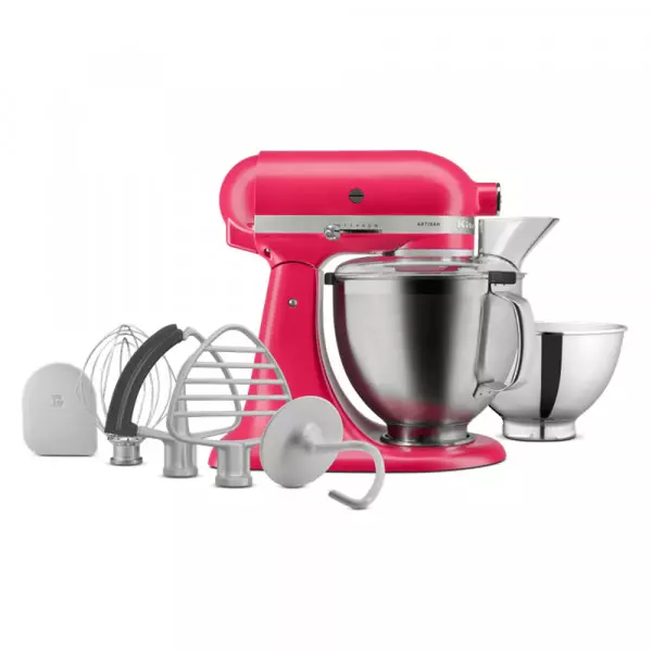 Imagen miniatura de BATIDORA KITCHENAID ARTISAN 5KSM195PSEHI HIBISCUS 4.8L BOWL EXTRA