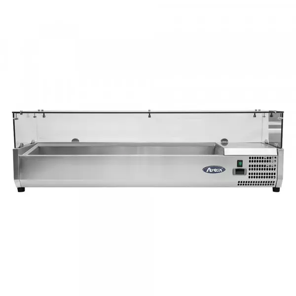 Imagen miniatura de BUFFET DE MESA REFRIGERADA INOX ATOSA ESL3881 MOD.VRX1200/380 4BAND GN 1/3 2 A