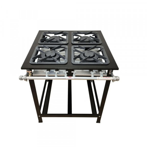 COCINA IND. CEFAZ 4H CFZS-206 2QS 2QD BAJA P 30X30 PERFIL 5