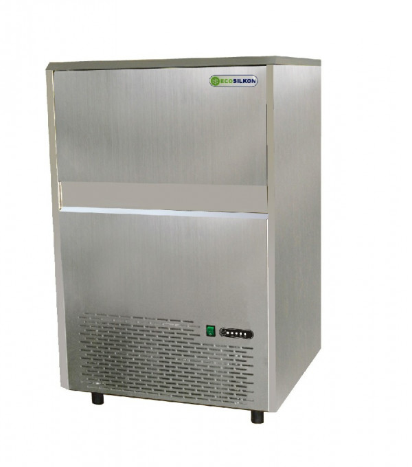 Imagen de FABRICADORA DE HIELO ECOSILKON 40 KG/24H CAP DEPOSITO 48KG AC INOX FI MOD ZBL9