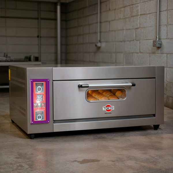Imagen de HORNO ELECTRICO TOKYO INDUSTRIAL MOD YXD20 2BANDEJAS DE 40X60 CMS 220V/50HZ