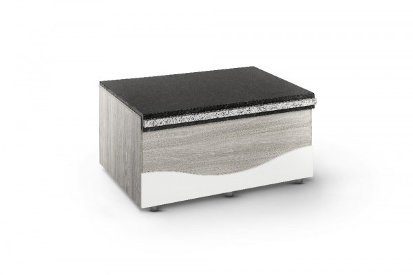 MESA DE APOYO P/ VITRINAS SHOWCASE ECOSILKON MOD MASC12 COLOR GRIS LUNA