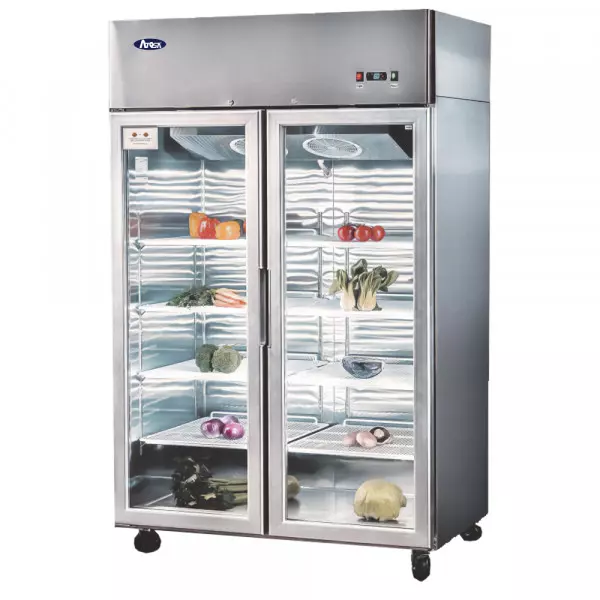 Imagen miniatura de VISICOOLER COMERCIAL INOX ATOSA MOD.MCF8605 1300LTS 2PTAS  1 A 8
