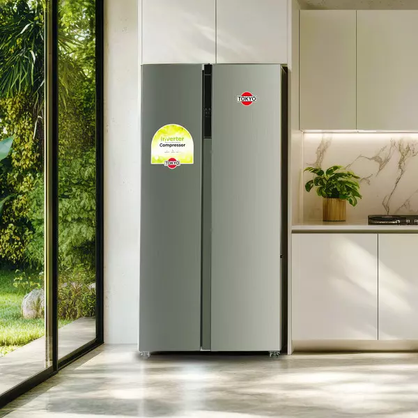 Imagen miniatura de HELADERA SIDE BY SIDE TOKYO INOX INVERTER  NO FROST