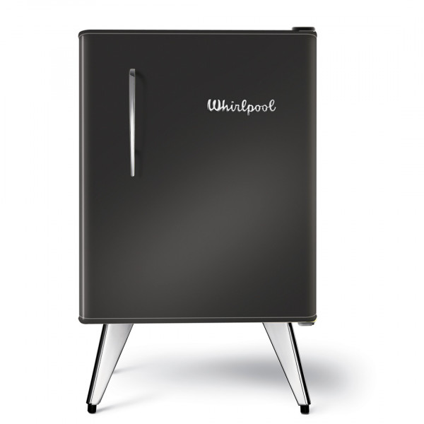 Imagen de FRIGOBAR WHIRLPOOL VINTAGE WRA08BVD NEGRO 76L FRIO HUMEDO + ADAPTADOR