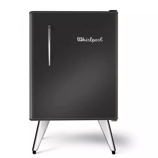 Imagen miniatura de FRIGOBAR WHIRLPOOL VINTAGE WRA08BVD NEGRO 76L FRIO HUMEDO + ADAPTADOR
