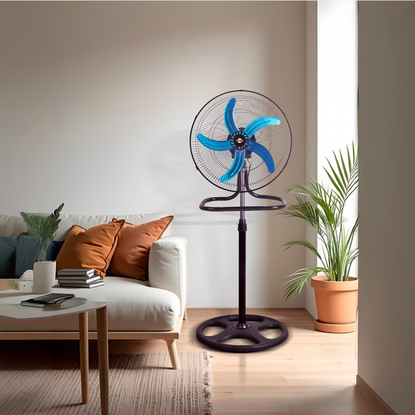 Imagen de VENTILADOR DE PIE TOKYO 18 3 EN 1 - PIE PISO PARED C/BASE REDONDA  ESTABLE