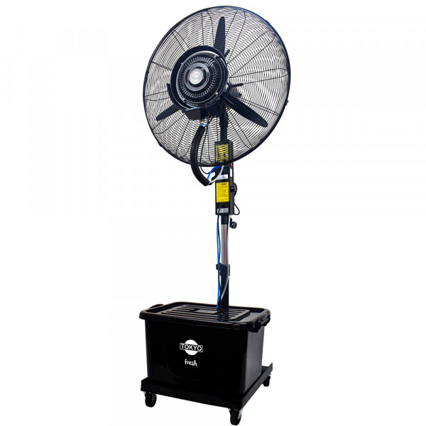 VENTILADOR DE PIE TOKYO FRESH INDUSTRIAL 26 C/HUMIDIFICADOR  OPCIONAL 3VEL