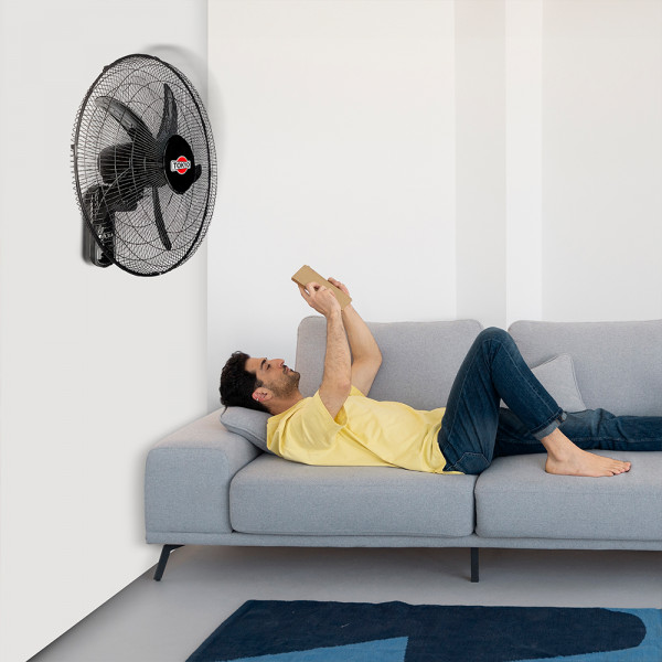 Imagen de VENTILADOR TOKYO DE PARED 18 TOP18C C/CONTROL 5ASPAS ABS 3VEL 75W 1300RPM