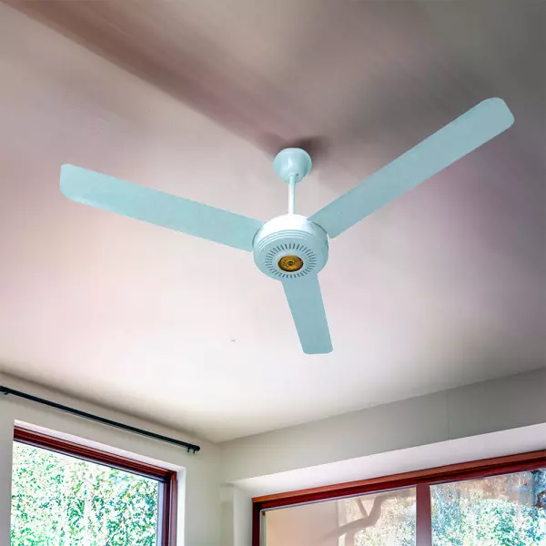 Imagen miniatura de VENTILADOR DE TECHO TOKYO 56-7VEL CAJA METAL MOTOR PESADO