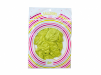 Imagen miniatura de GLOBOS LATEX METALIZADO 12P VERDE LIMON LOON-MET10-LGR