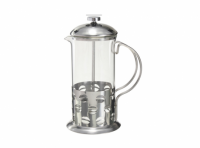 Imagen miniatura de CAFETERA FRANCESA DE VIDRIO Y ACERO INOXIDABLE 600ML