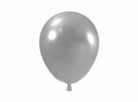 Imagen miniatura de GLOBOS LATEX METALIZADO 25P PLATEADO (DS)