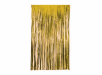 Imagen miniatura de GUIRNALDA PLASTICA METALIZADO OPACO (2X1M) DORADO
