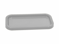 Imagen miniatura de BANDEJA PLASTICA RECTANGULAR (30X5X2) GRIS