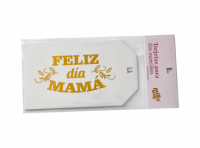 Imagen miniatura de TARJETA FOIL FELIZ DIA MAMA DORADO 5PCS