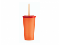 Imagen miniatura de VASO TEEN 400ML NARANJA FLUOR