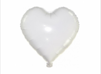 Imagen miniatura de GLOBO CORAZON (45X45CM) BLANCO