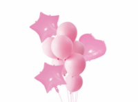 Imagen miniatura de GLOBOS SET PASTEL ROSADO JU1 X10