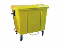 Imagen miniatura de DESC.CONTENEDOR 1000L CON PEDAL METALICO AMARILLO UBL NBR 15911-3:2010 VERSAO 17-06-2011 REF.: 1/418 LAR