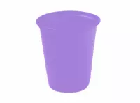 Imagen miniatura de VASO PLASTICO 200ML LILA 40X50 C200-LL
