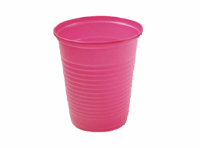 Imagen miniatura de VASO PLASTICO 200ML PINK 40X50 C200-PK