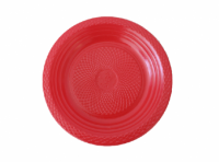 Imagen miniatura de PLATO PLAYO 18CM COLOR ROJO NEON C10 PRNM-18 LA