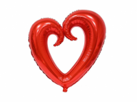 Imagen miniatura de GLOBO CORAZON (56X60.5CM) ROJO