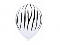 Imagen miniatura de GLOBO DEL REY ZEBRA BLANCO-NEGRO NRO 10X25