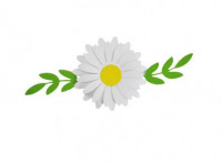 Imagen miniatura de FLOR CARTULINA MARGARITA 4PCS