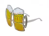 Imagen miniatura de LENTE PLASTICO MANIJA CERVEZA AMARILLO
