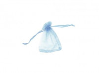 Imagen miniatura de BOLSA ORGANZA 10P (11X16CM) CELESTE