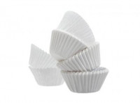 Imagen miniatura de MOLDE DE PAPEL P/CUPCAKE REDONDO BLANCO D10cm/D7cm