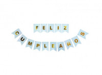 Imagen miniatura de BANDERIN FELIZ CUMPLEAÑOS CELESTE GRANDE CM02010