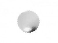 Imagen miniatura de BANDEJA CIRCULAR P/ TORTA 5P (20CM) PLATEADO