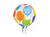 Imagen miniatura de GLOBO \\\\"FELIZ DIA\\\\" (25CM) GLOBOS