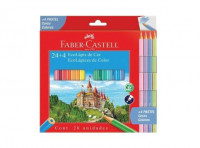 Imagen miniatura de ECOLAPICES 24 + 4 COLORES PASTELES FABER CASTELL