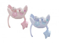 Imagen miniatura de ZZ PELUCHE OSO P/ BEBE ROSA - AZUL 25CM