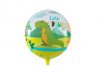 Imagen miniatura de GLOBO CIRCULAR DINOSAURIOS (55CM) TRANSP.