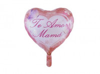 Imagen miniatura de GLOBO CORAZON \\\"TE AMO MAMA\\\" (43X43CM) ROSADO