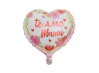 Imagen miniatura de GLOBO CORAZON \\\"TE AMO MAMA\\\" (45CM) ROSADO