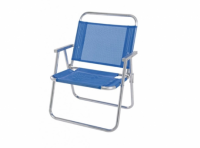 Imagen miniatura de SILLA OVERSIZE ALUMINIO AZUL MOR