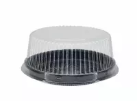 Imagen miniatura de NP 32TM - MINI TORTA NEGRO/BLANCO/CRISTAL ALTA - 700GR - 100 UN/CJ