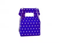 Imagen miniatura de CAJITA PAPEL SOUVENIR 10P MOTAS PURPURA