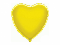 Imagen miniatura de GLOBO CORAZON (43CM) AMARILLO