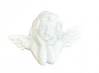 Imagen miniatura de APLIQUE RESINA ANGEL 12P (4X2.5) BLANCO