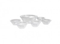 Imagen miniatura de 7 PIEZAS BOWL VIDRIO HK-1104/05/06