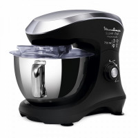 Imagen miniatura de BATIDORA PLANETARIA MOULINEX SX95 SUPERCHEF NEGRO BOWL INOX 750W