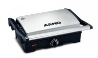 Imagen miniatura de SANDWICHERA GRILL DUAL ARNO GNOX INOX 220V 1100 W